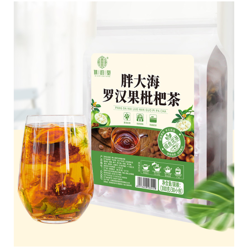 胖大海羅漢果枇杷茶 300克/包(30細包) 清潤護聲 八種草本 代用茶