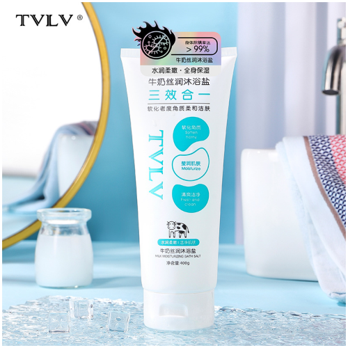 TVLV 牛奶絲潤沐浴鹽 400g/支 1支,2支可選