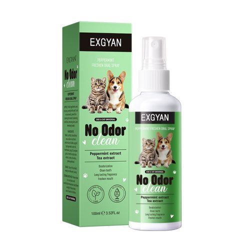 EXGYAN 寵物薄荷清新口腔噴霧 100ml|貓狗通用 清新口氣去異味