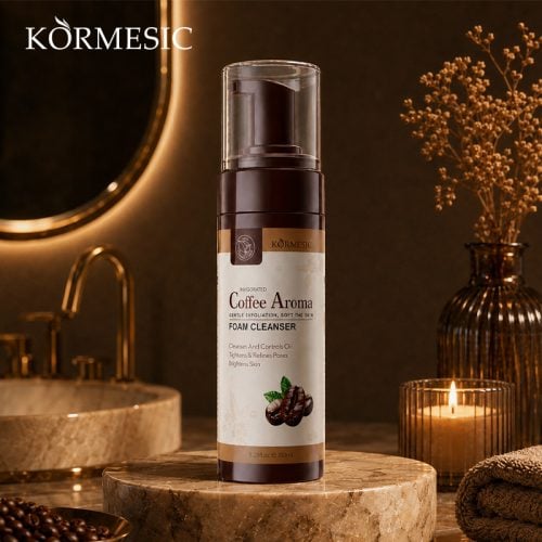 KORMESIC 咖啡香氛泡沫潔面乳 150ml｜一按出泡 清潔控油不緊繃