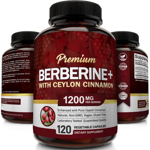 Premium Berberine+ 小蘗鹼膠囊 120粒｜配錫蘭肉桂 天然素食配方