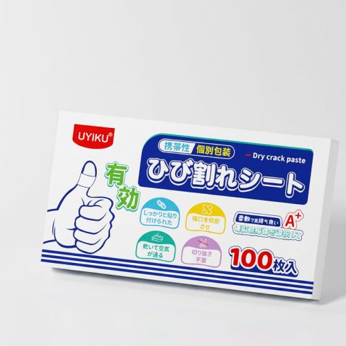 UYIKU 乾裂貼 100片裝【3盒】|手指腳趾裂口修護 透氣舒適