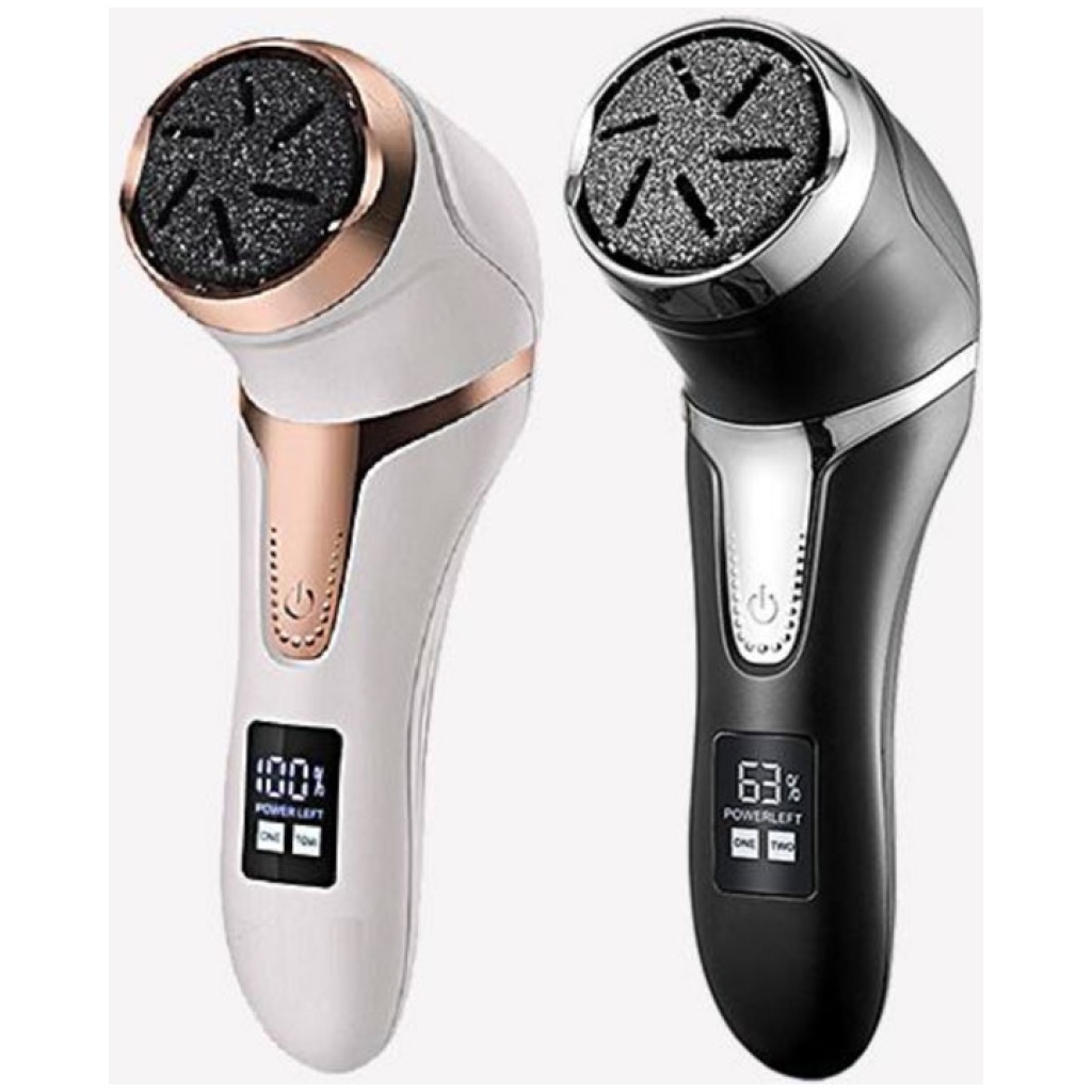 【電動去死皮】雙速磨腳機 附三種磨頭 | 防滑手柄 USB充電 大螢幕顯示