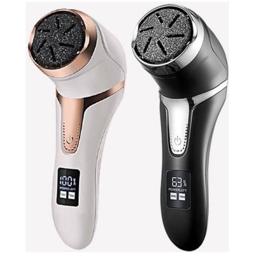 【電動去死皮】雙速磨腳機 附三種磨頭 | 防滑手柄 USB充電 大螢幕顯示