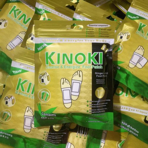 KINOKI 金箔艾草足貼 10片裝|夜間護理 舒緩足部