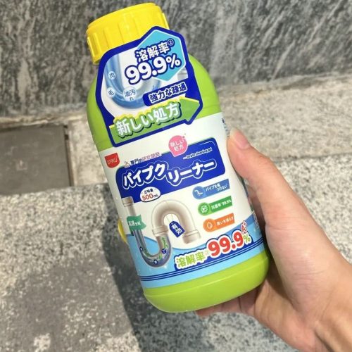 UYIKU 廚房廁所管道疏通劑 500ml|濃稠掛壁不飛濺 高效能溶解油污毛髮