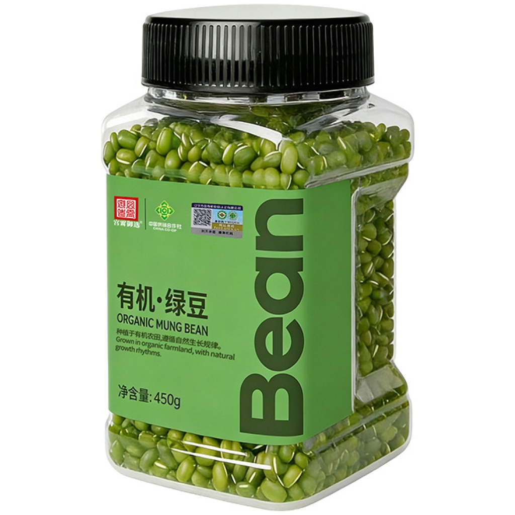宮宵禦選有機綠豆 450g 獨立罐裝|12個月保鮮期 養生湯水首選