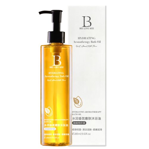 BEILINGMEI 貝玲美 水潤香氛嫩膚沐浴油 285ml｜甜扁桃奶香 保濕不黏膩
