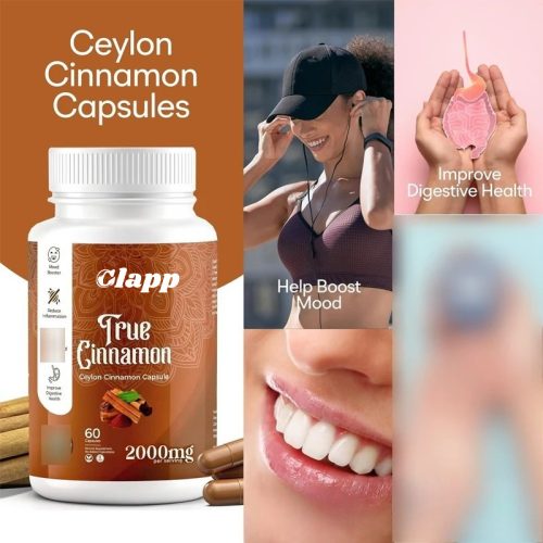 Clapp 純錫蘭肉桂膠囊 2000mg 60粒｜日常保健之選