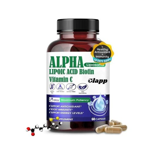 Clapp α-硫辛酸膠囊 60粒｜脂質體配方 支援抗氧化與能量水平