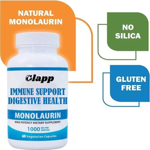 Clapp 單辛酸膠囊 1000mg 60粒|支持免疫與消化健康