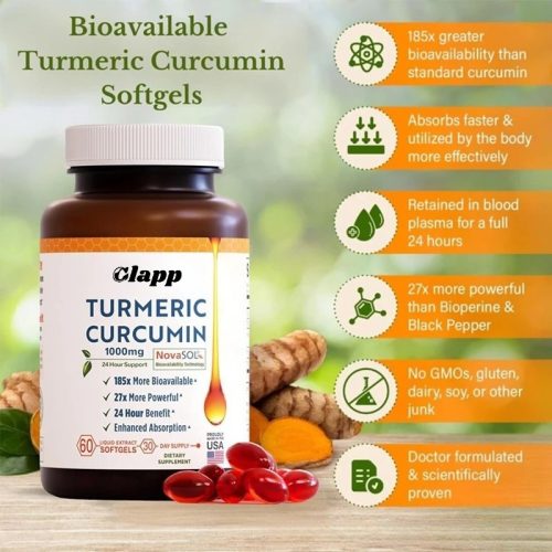 Clapp 薑黃素軟膠囊 1000mg 60粒
