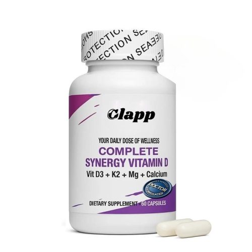 Clapp 維生素D3膠囊 60粒裝|每日健康補給,含維他命D3+K2+鎂+鈣