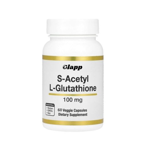 Clapp S-乙酰L-穀胱甘肽 100mg 60粒素食膠囊|iTested認證 補充劑