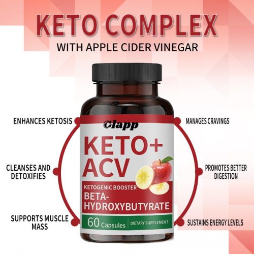 Clapp KETO+ACV 膠囊 蘋果醋配方 60粒|生酮飲食好幫手