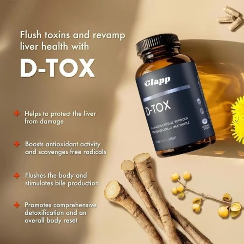 Clapp D-TOX 水飛薊素 NAC 蒲公英根維他命膠囊|日常護肝保健之選