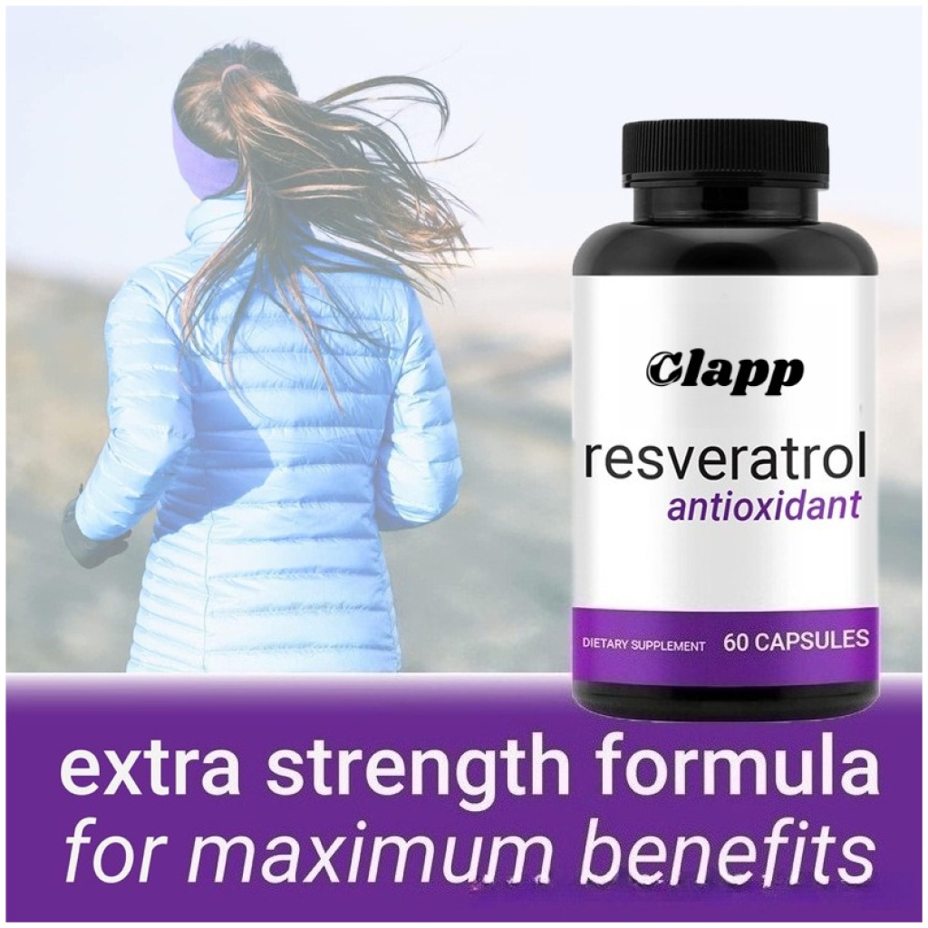 Clapp 高純度白藜蘆醇膠囊 60粒｜抗氧化配方，每日2粒輕鬆補給