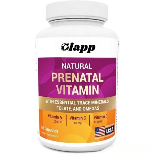 Clapp 產前維他命膠囊 60粒｜含葉酸、奧米加及多種礦物質