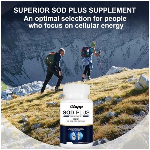 Clapp 超級SOD膠囊 500mg｜脂質體配方 每瓶60粒