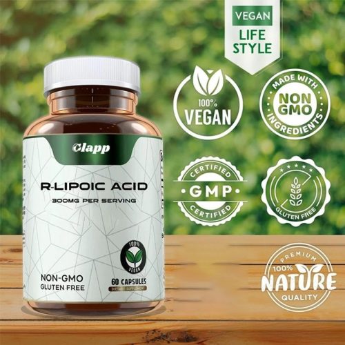 Clapp 右旋硫辛酸膠囊 300mg 60粒｜純素非基因改造 無麩質配方
