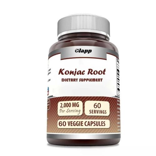 Clapp 蒟蒻根膠囊 60粒｜每份2,000毫克 素食膠囊 無添加配方