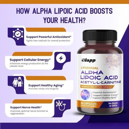 Clapp α-硫辛酸膠囊 60粒｜脂質體配方提升吸收率
