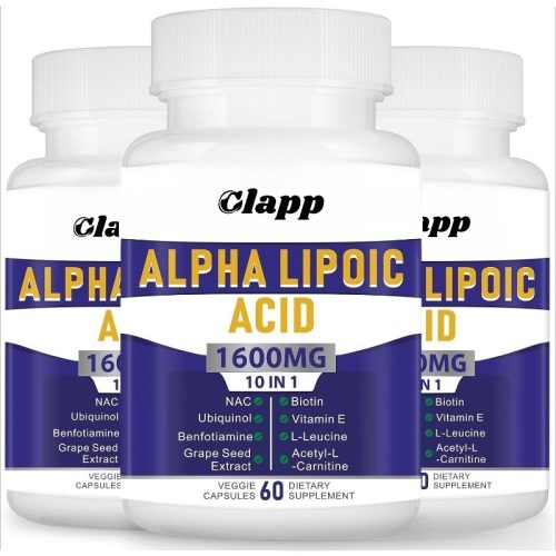 Clapp 脂質體α-硫辛酸膠囊 1600mg 60粒|10合1配方 素食膠囊