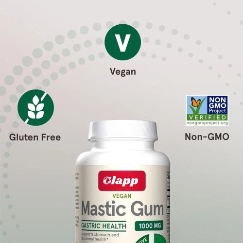Clapp 乳香膠膠囊 1000mg 60粒|素食配方 無麩質 非基因改造