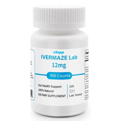 Clapp IVERMAZE Lab 12mg 腸道健康支持膳食補充劑 100粒|100%天然實驗室檢測