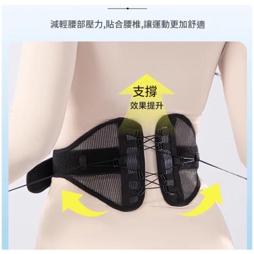 窄版拉繩護腰帶 一拉挺腰 透氣隱形 男女通用 M碼L碼可選