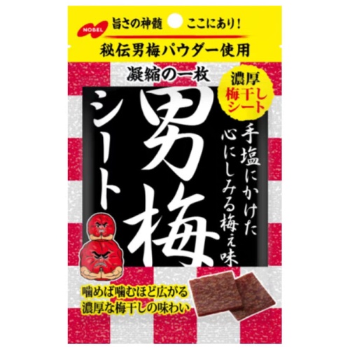 日本NOBEL男梅片糖 27克/包 6包裝