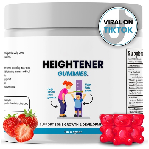 身高軟糖 HEIGHTENER GUMMIES 60粒/樽