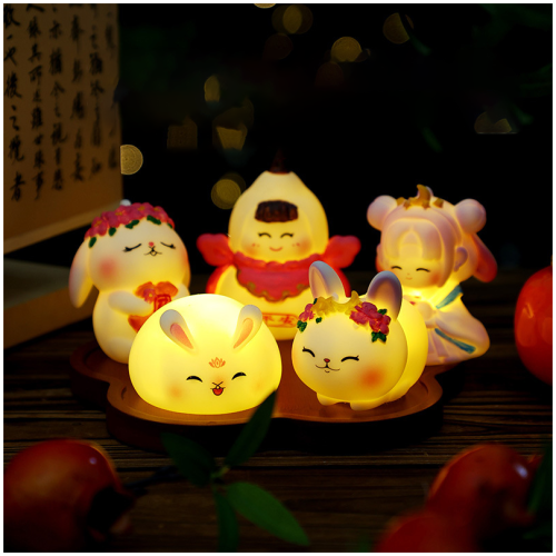 中秋萌兔小夜燈