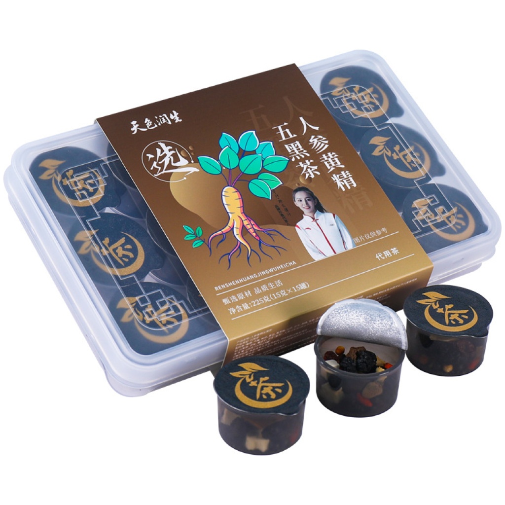 人參黃精五黑茶 180克/盒