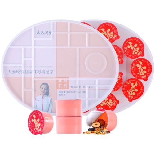 人參玫瑰桂圓紅棗枸杞茶 180克/盒