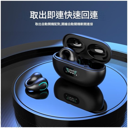 Q71-AI 翻譯藍牙耳機 開放式掛耳設計|同聲傳譯+會議記錄+遊戲低延遲
