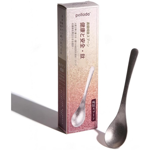 Pollada 高級純鈦湯匙 日式設計|輕量耐腐蝕 一器用十年
