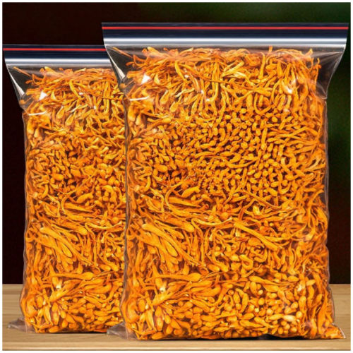 蟲草花乾貨 農家無熏硫金蟲草 250g,500g可選