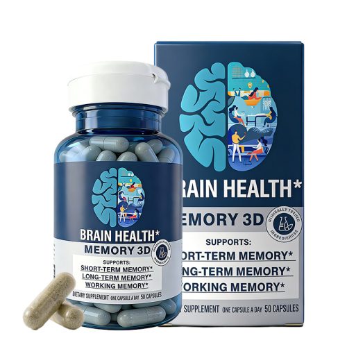 Brain Health Memory 3D 益腦膠囊 50粒/樽|支援日常專注與記憶力