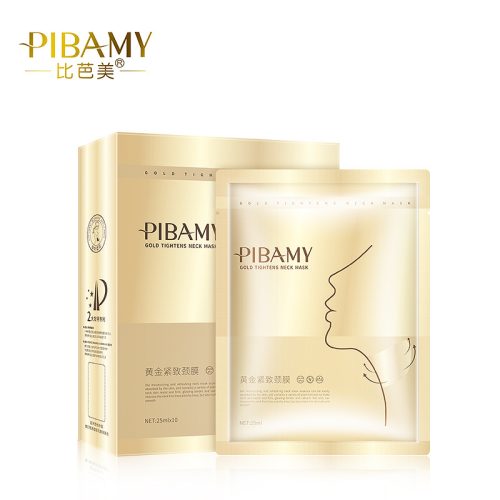 PIBAMY 比芭美 黃金緊緻頸膜 25ml /片｜舒盈彈潤 細嫩光澤