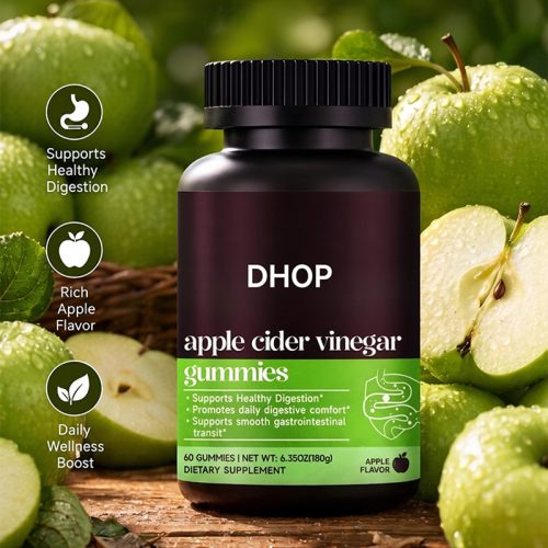 DHOP 蘋果醋軟糖 60粒/瓶|每日健康好幫手 蘋果風味