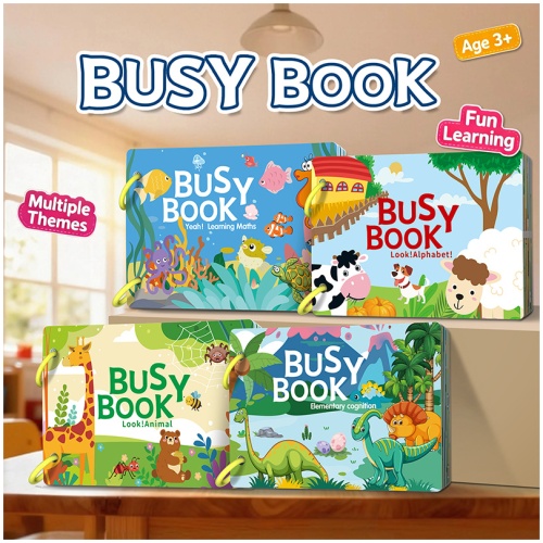 BUSY BOOK活動布書 4款/套