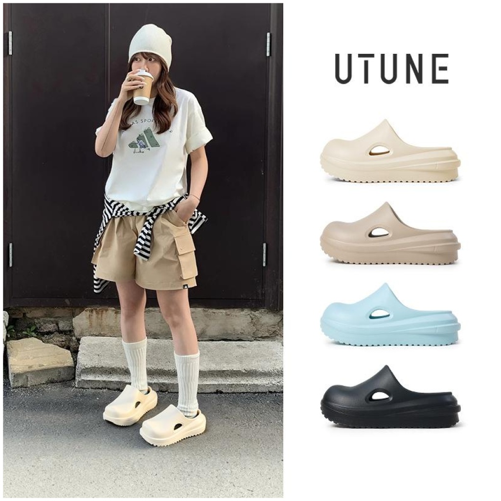UTUNE U3 厚底增高洞洞鞋 ｜6cm增高 情侶時尚 防滑百搭