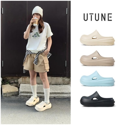 UTUNE U3 厚底增高洞洞鞋 ｜6cm增高 情侶時尚 防滑百搭