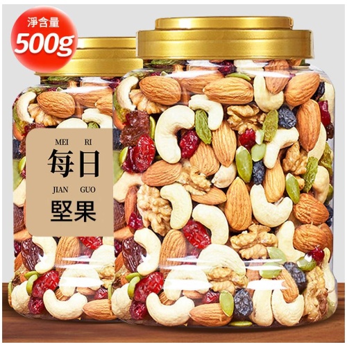 水益農 每日堅果500g罐裝|科學配比 無添加 年貨佳節好禮