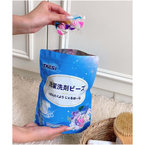 日本TKESI香氛六腔洗衣凝珠 50粒/包  2包/4包