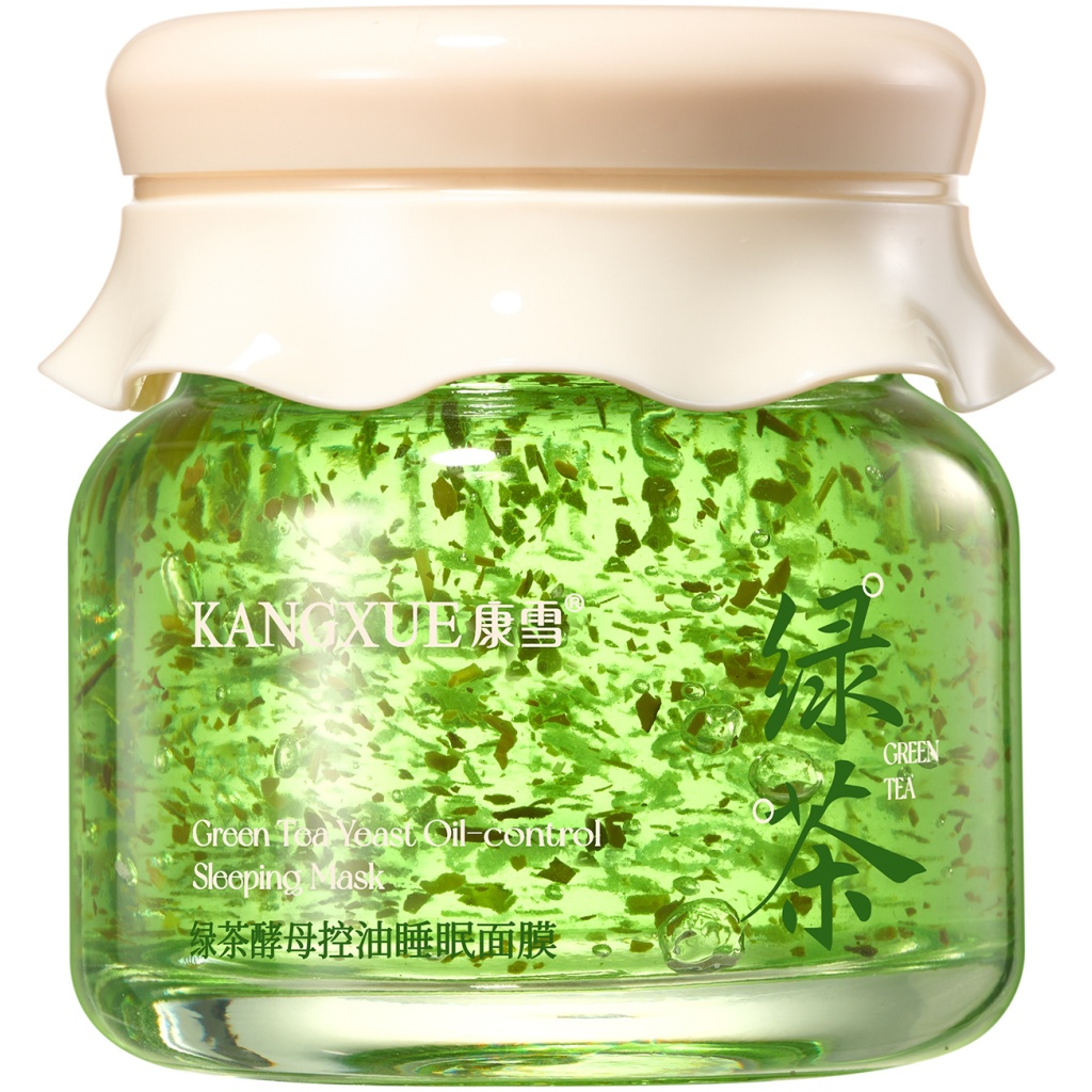 康雪綠茶酵母控油睡眠面膜 110克/樽