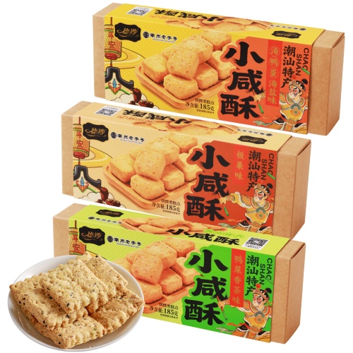 德妙小鹹酥 185克/盒