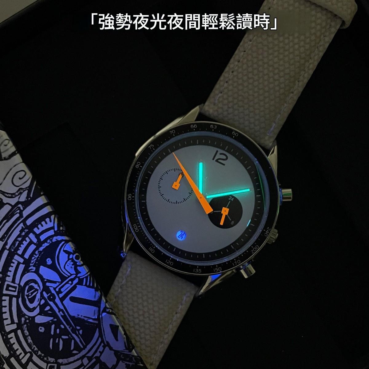 【PINDUWS】40mm 復古賽車計時石英錶 - Image 2