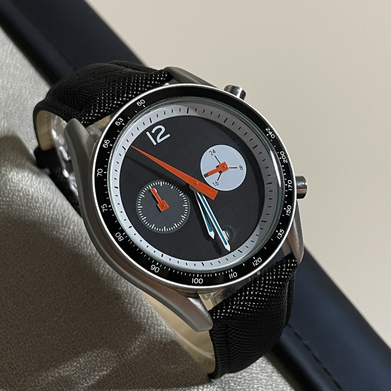 【PINDUWS】40mm 復古賽車計時石英錶 - Image 6